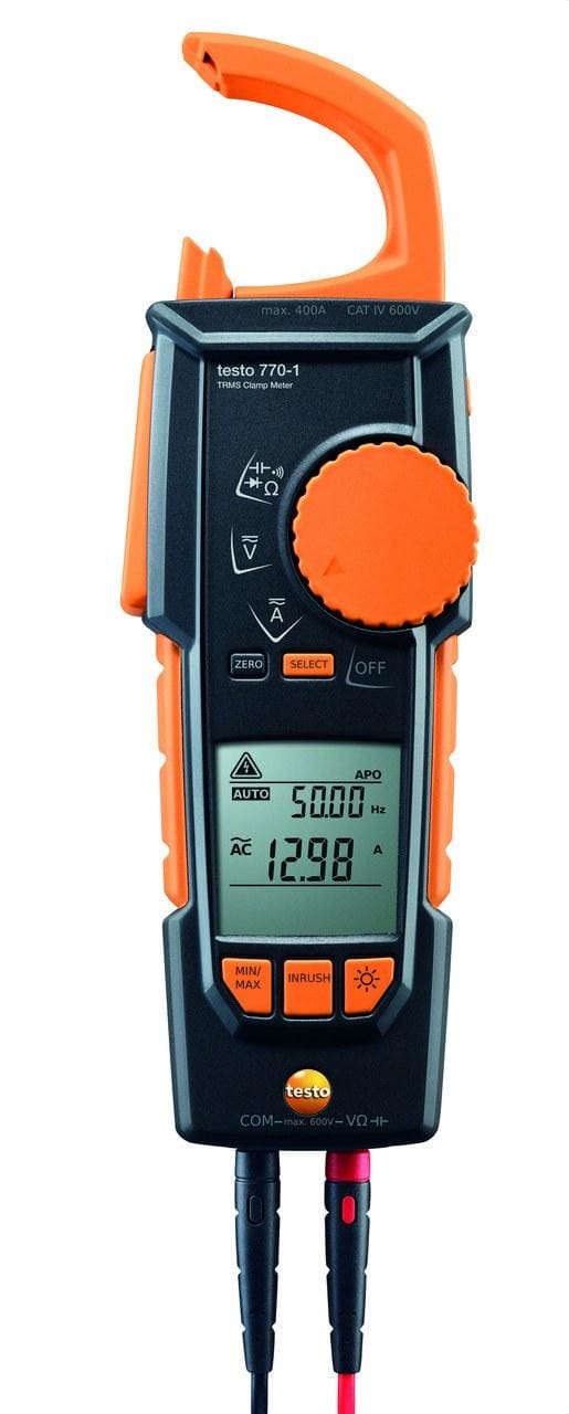 TESTO - Pinza amperimétrica TESTO 770-1 TRMS pila + cable