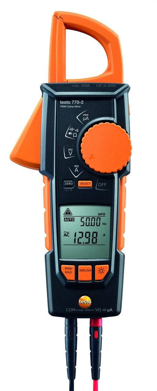 TESTO - Pinza amperimétrica TESTO 770-2 pila + cable + adaptador