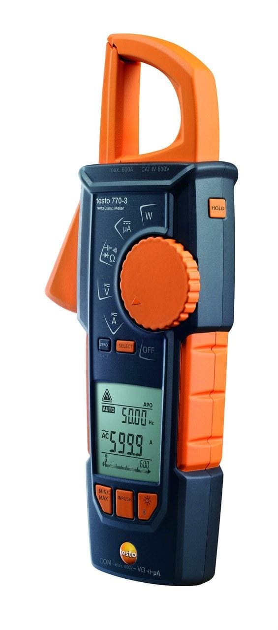 TESTO - Pinza amperimétrica TESTO 770-3 TRMS pila + cable
