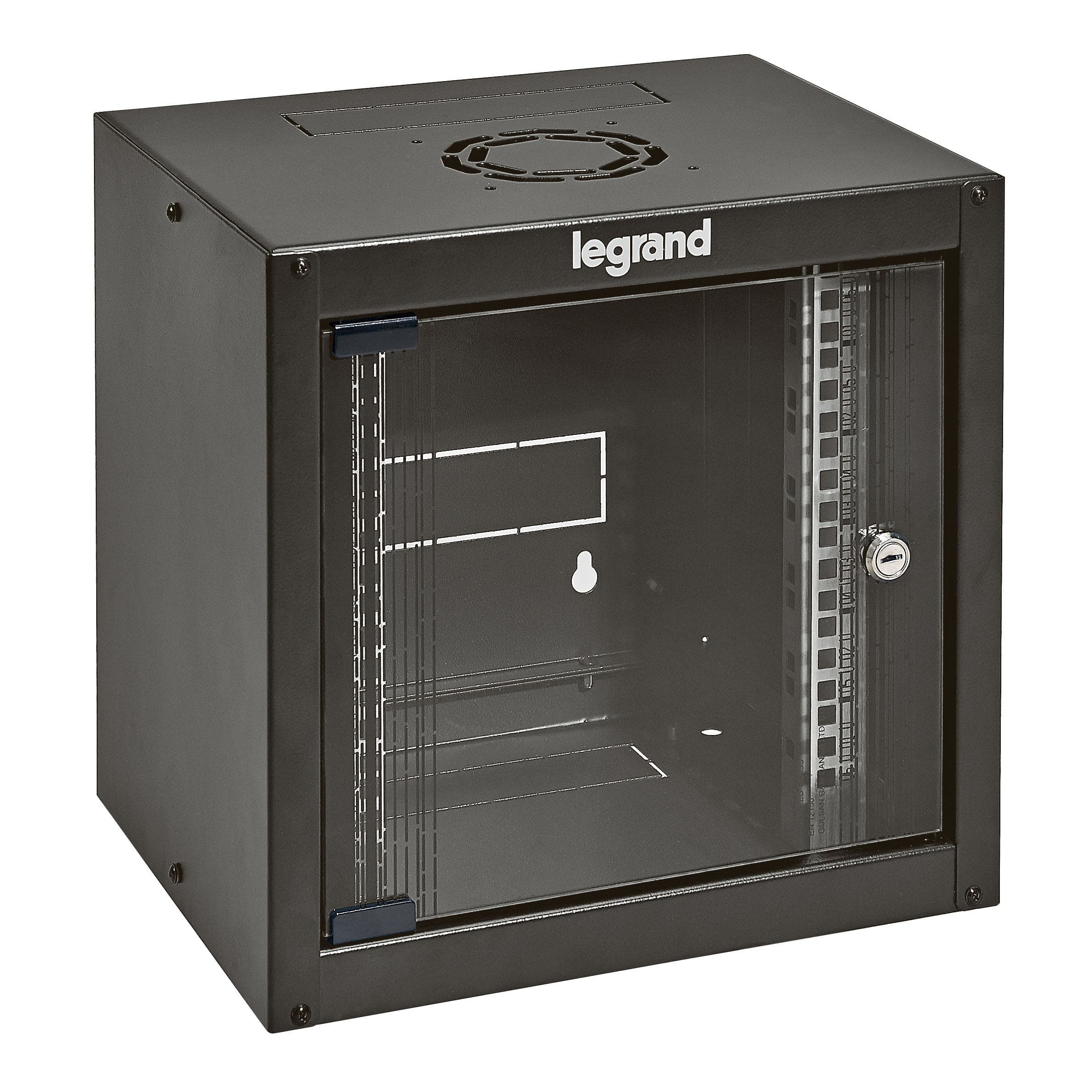 LEGRAND - Mural 19" fijo - Paneles fijos - 6U - Ancho 600mm - Carga 18 Kg