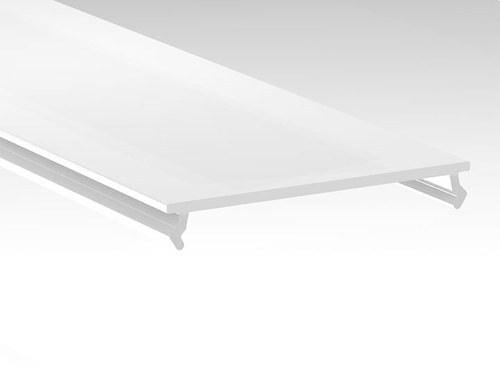 TSL - Difusor de policarbonato blanco Plano compatible con los perfiles TSL-E45R y TSL-P46R