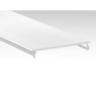 TSL - Difusor de policarbonato blanco Plano compatible con los perfiles TSL-E45R y TSL-P46R