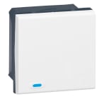 LEGRAND - Unidad de control KNX - 1 Botón / 2 Puntos de acción - Mosaic - Blanco