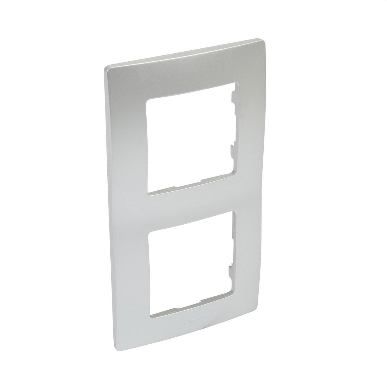 LEGRAND - NL-PLACA 2ELE ALUMINIO