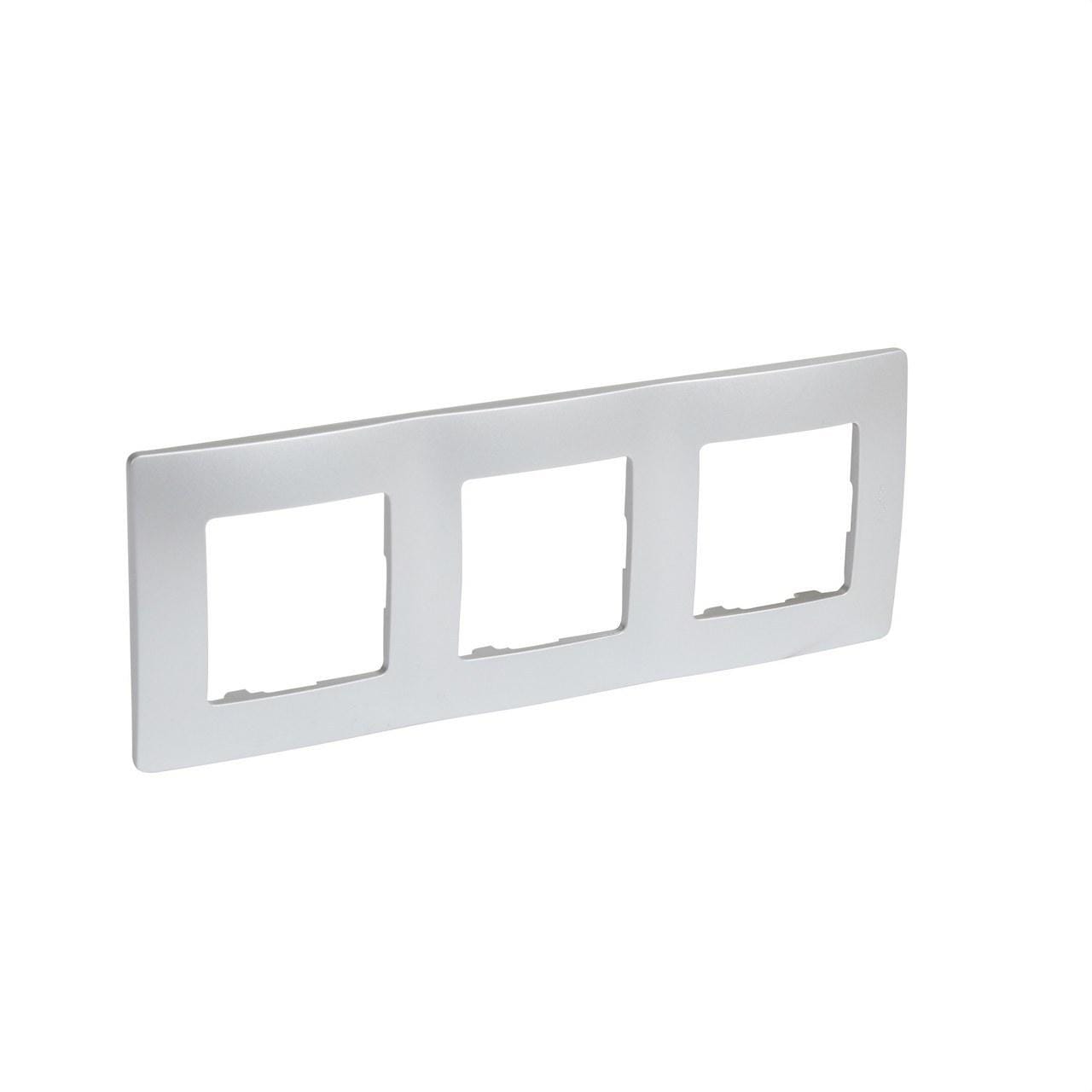 LEGRAND - NL-PLACA 3ELE ALUMINIO