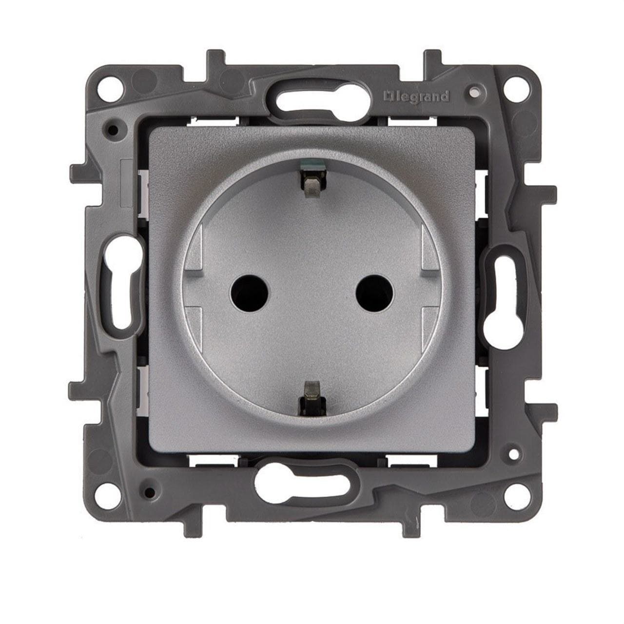 LEGRAND - NL-BASE 2P+T 16A TORN ALUM