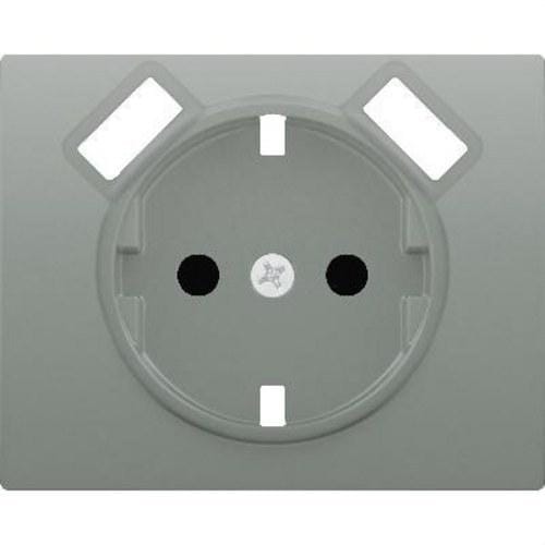 BJC - Tapa base enchufe seguridad 2 USB serie Mega aluminio fusión