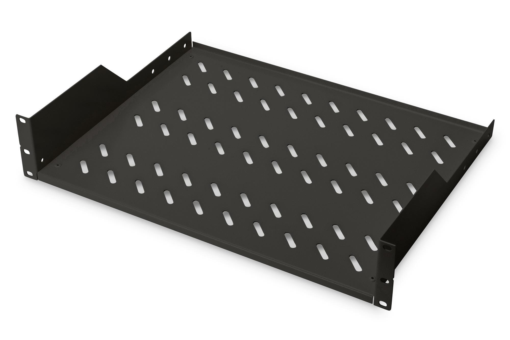 DIGITUS - BANDEJA 19" 25KGR 2 PUNTOS 2U PROF. 250MM - NEGRA
