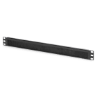 DIGITUS - PANEL PASACABLE CEPILLO CERRADO 19" 1U NEGRO