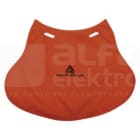 DELTA PLUS - Bolsa de 2 protege nucas para cascos de obra zircon, quartz, baseball diamond, granite y Onyx talla única naranja fluo