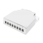 DIGITUS - DIN RAIL SPLICE BOX FOR 8 LC/DUPLEX