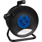 SOLERA - ENROLLACABLE 4 TOMAS BIPOLAR 16A 250V~. 25M.  MANGUERA H05VV-F 3G1,5MM². POT.MAX.EXTENDIDO 3500W