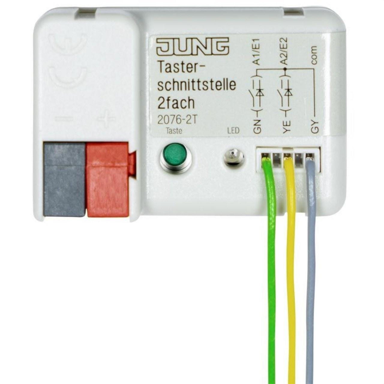 JUNG - Entrada binaria compacta KNX 2 canales