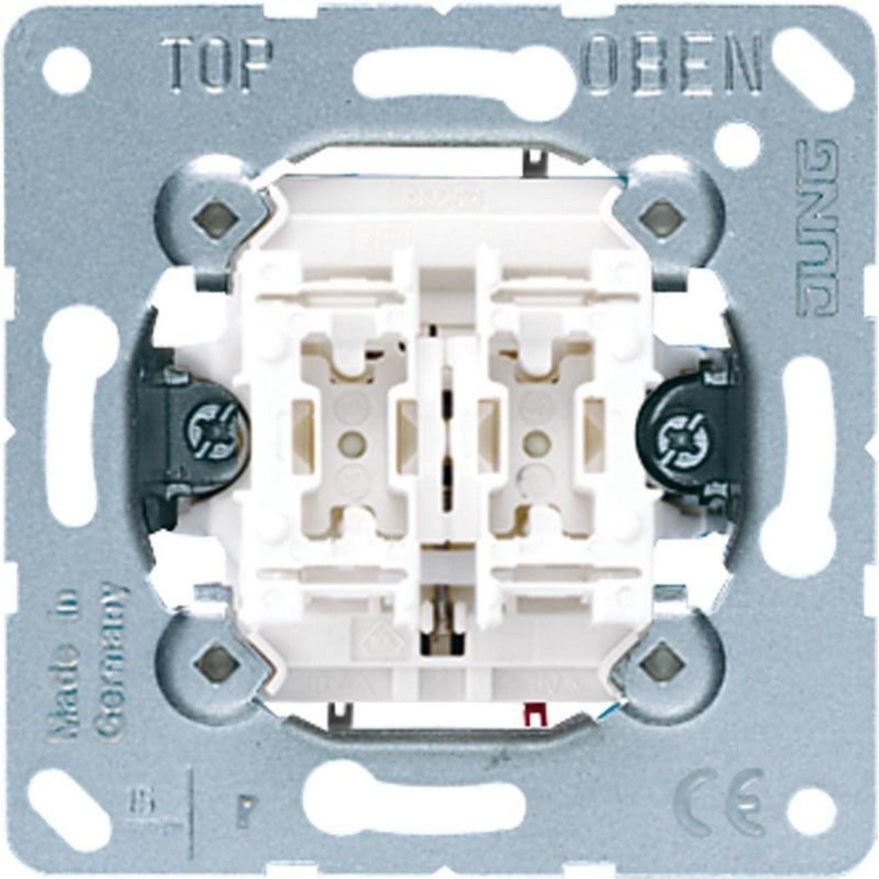 JUNG - Mecanismo interruptor unipolar para persiana 10AX 250V
