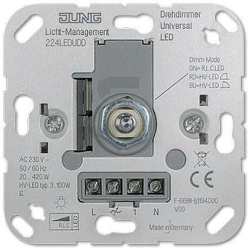 JUNG - DIMMER GIRATORIO UNIVERSAL PARA LED
