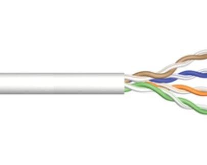 GENERAL CABLE - Cable U-UTP 4x2 LSZH categoría 5e blanca (Bobina 1000m)