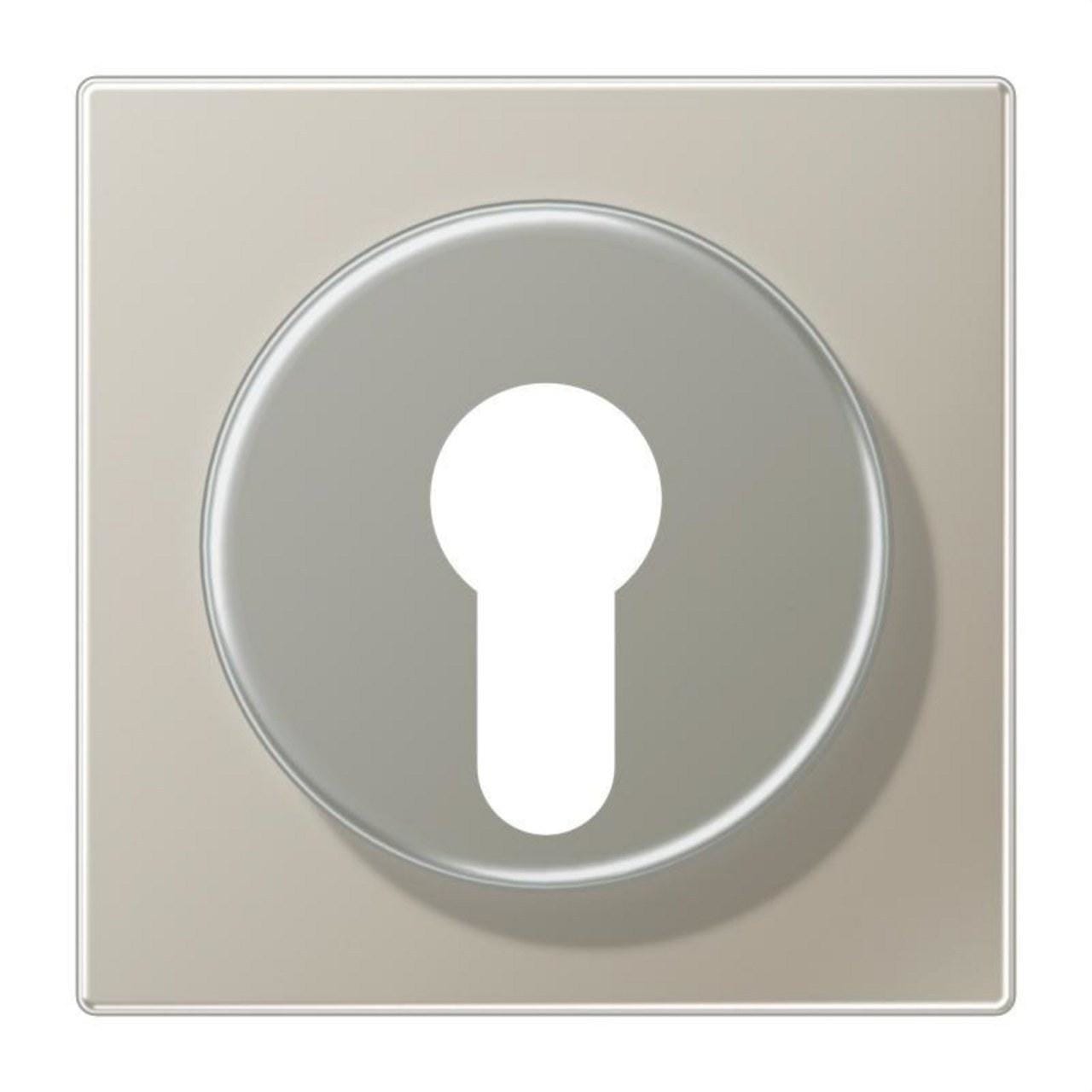 JUNG - Placa para interruptor pulsador a llave acero