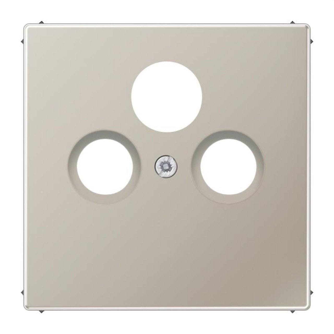 JUNG - Placa para base antena parabólica acero