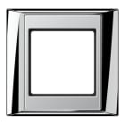 JUNG - Marco embellecedor cromado aluminio simple 93x89mm