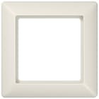 JUNG - Marco embellecedor montaje vertical horizontal blanco marfil simple