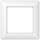 JUNG - Marco embellecedor montaje vertical horizontal blanco simple