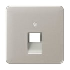 JUNG - Placa central para toma teléfono UAE 1x8P platino