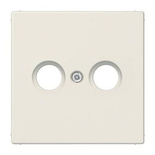 JUNG - PLACA TV/FM BLANCO MARFIL