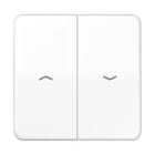 JUNG - Tecla para interruptor pulsador persiana blanco alpino