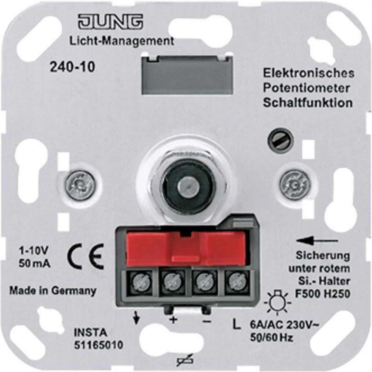 JUNG - Mecanismo potenciómetro electrónico interruptor 6A
