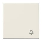 JUNG - Tecla símbolo timbre blanco marfil