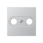 JUNG - Placa para toma antena TV-FM A500 aluminio