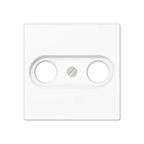 JUNG - Placa para toma antena TV-FM A500 blanco alpino