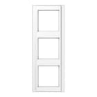 JUNG - Marco embellecedor triple 81x223mm A500 blanco alpino