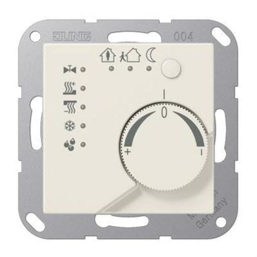 JUNG - Termostato continuo KNX AS500/A5007APLUS BCU blanco marfil