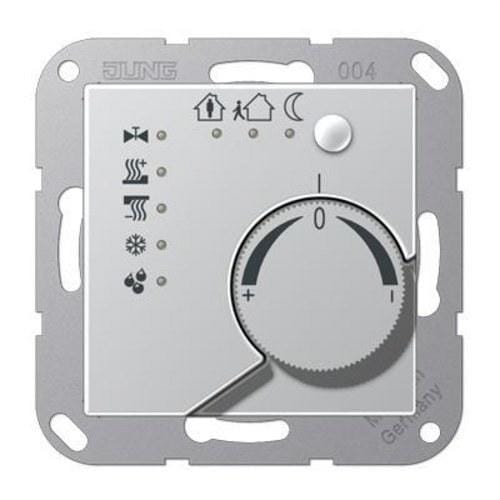 JUNG - Termostato continuo KNX AS500/A5007APLUS BCU aluminio