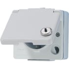 JUNG - Base Schuko® toma conexión automático seguridad WG600
