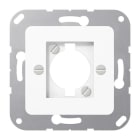 JUNG - Placa central para CXLR-S + CXLR-D tornillo blanco alpino