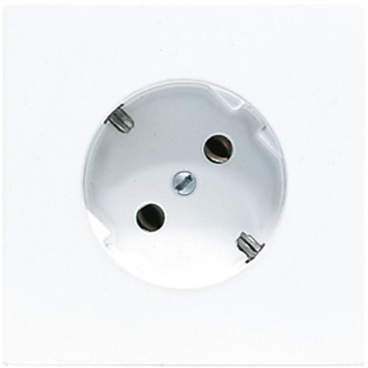 JUNG - Base Schuko® 45 blanco alpino