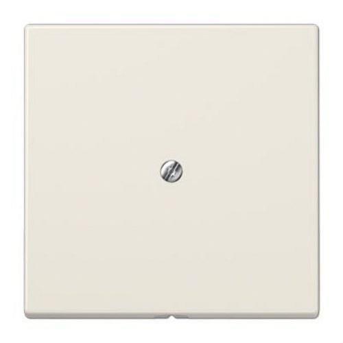 JUNG - Placa salida cable soporte metálico blanco marfil
