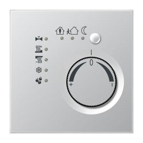 JUNG - Termostato continuo KNX LS990/LSPLUS con BCU aluminio