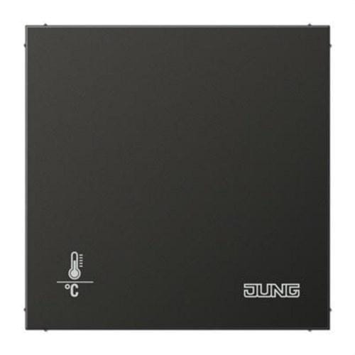 JUNG - Termostato continuo LS990 sin rueda LED antracita