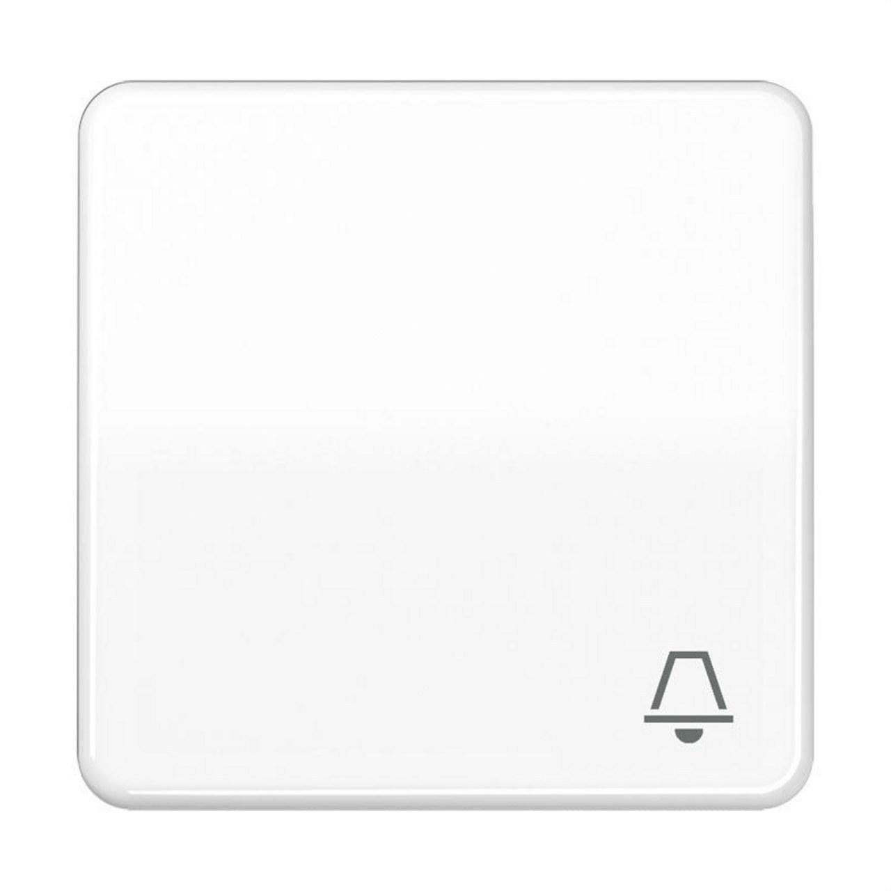 JUNG - Tecla con símbolo timbre blanco alpino WU500