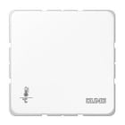 JUNG - Termostato continuo CD500/PLUS sin rueda LED blanco alpino