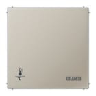 JUNG - Termostato continuo acero sin rueda LED acero