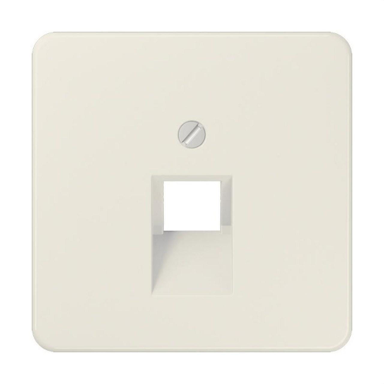 JUNG - Placa central para toma teléfono UAE 1x8P blanco