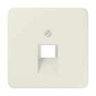 JUNG - Placa central para toma teléfono UAE 1x8P blanco