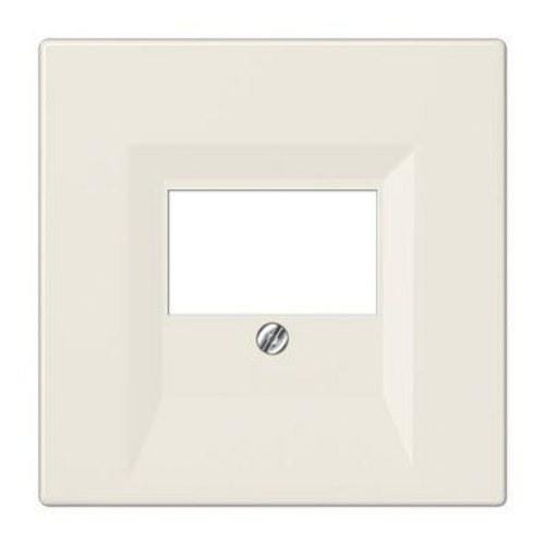 JUNG - Placa para módulo comunicación KNX/USB toma altavoz blanco marfil