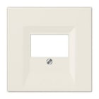 JUNG - Placa para módulo comunicación KNX/USB toma altavoz blanco marfil