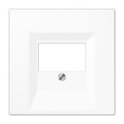JUNG - Placa para módulo comunicación KNX/USB toma altavoz blanco ALPIN