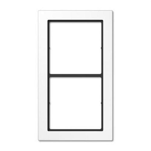 JUNG - Marco para montaje horizontal vertical 2 fase blanco alpino